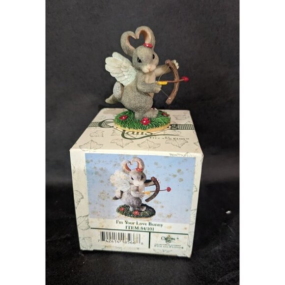 Charming Tails  I'm Your Love Bunny - Boxed Fitz & Floyd  Height: 3 in figurine - Picture 1 of 10